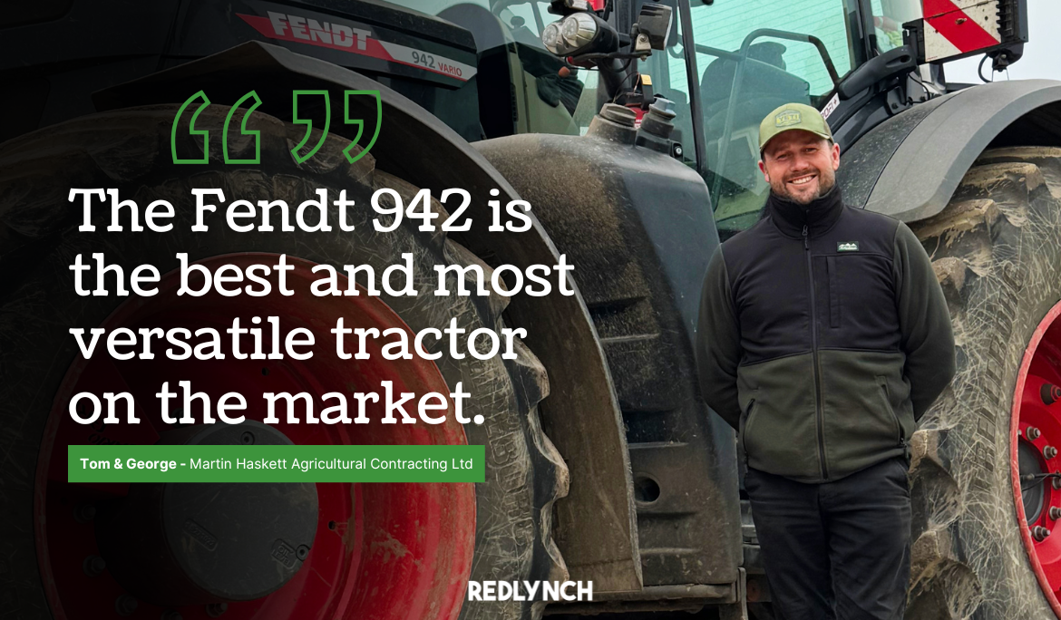 The Fendt 942 is the best tractor on the market!