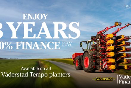 3 Years 0% Finance on ALL Tempo Planters & Front Hoppers!